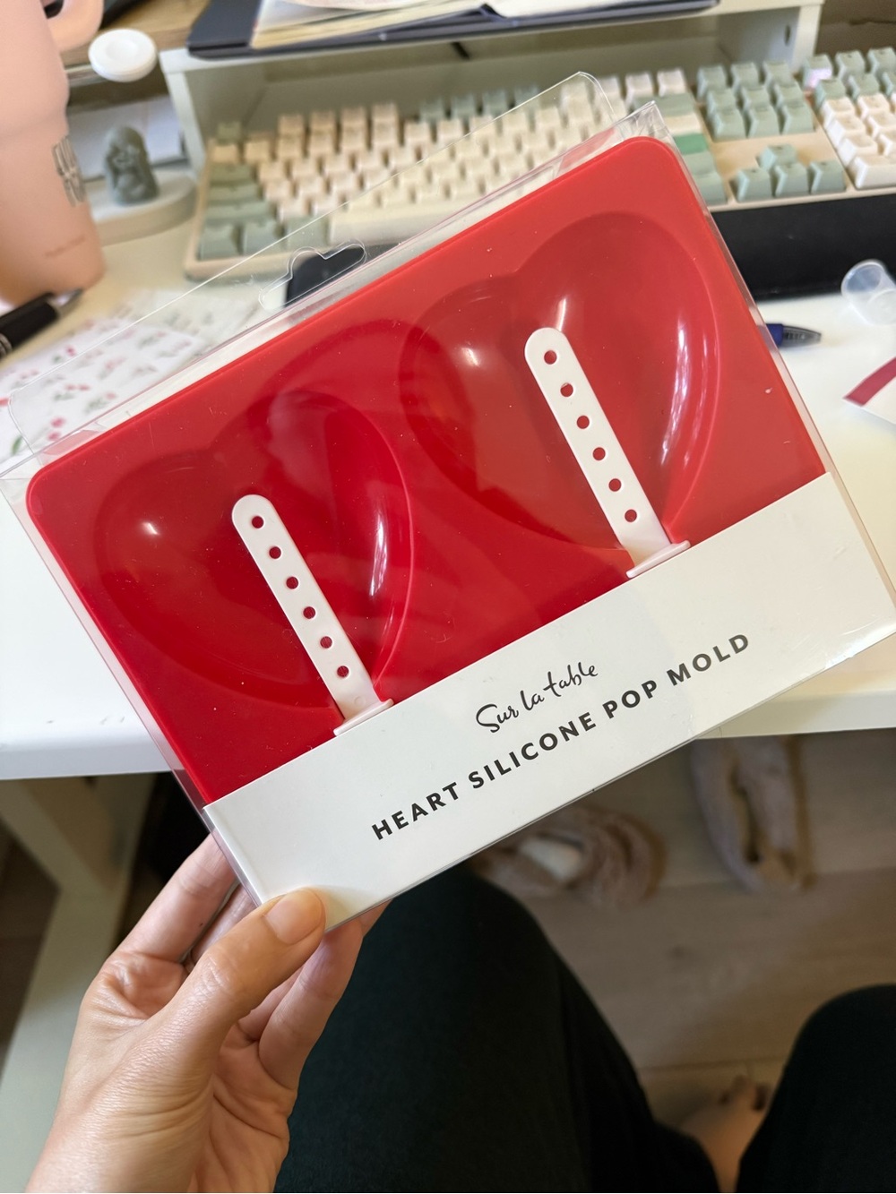 Sur la table - Heart Silicone Pop Mold